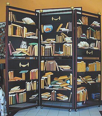 Biblioth�que � 3 pans recto    3 m2
