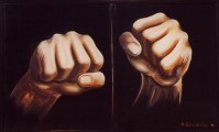 "Rogne et rage" - 2 x 55 x 45